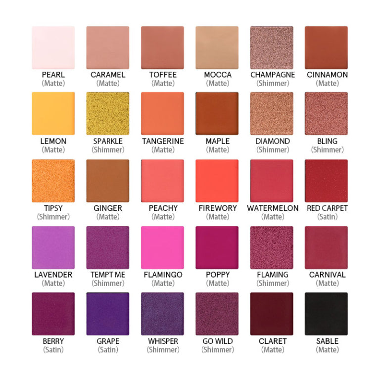 Galaxy Shine 30 Colors Eyeshadow Palette